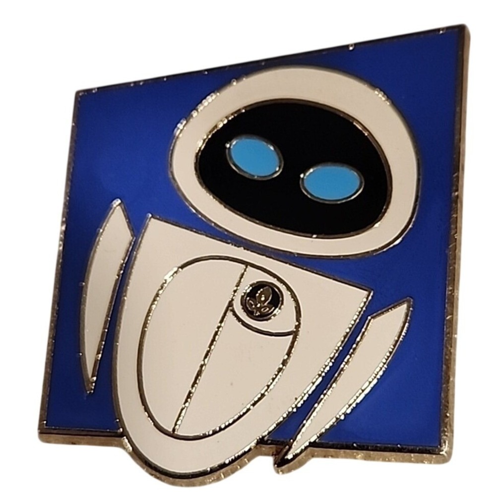 Disney Pin Wall E Eve PT52 Mystery Gold Metal Finish 2010 Pixar 75700